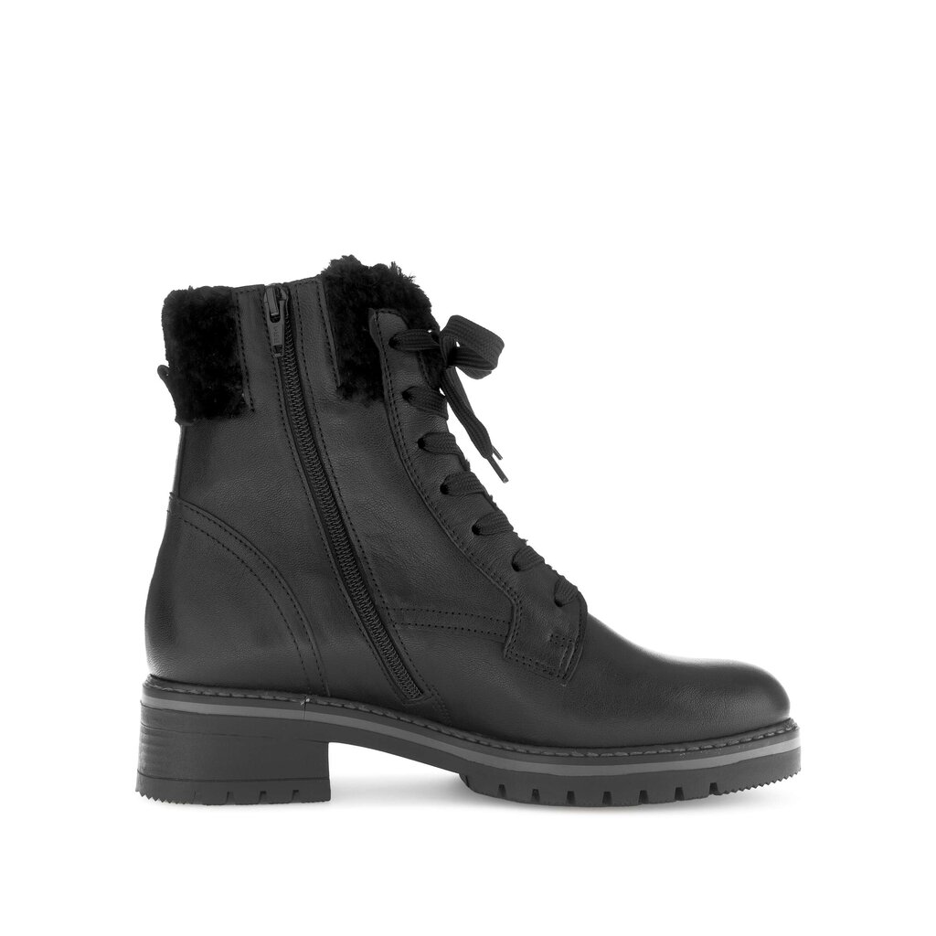 Winter enkellaarsje zwart