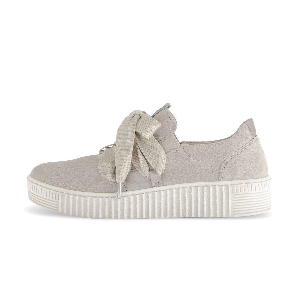 Lage sneaker beige