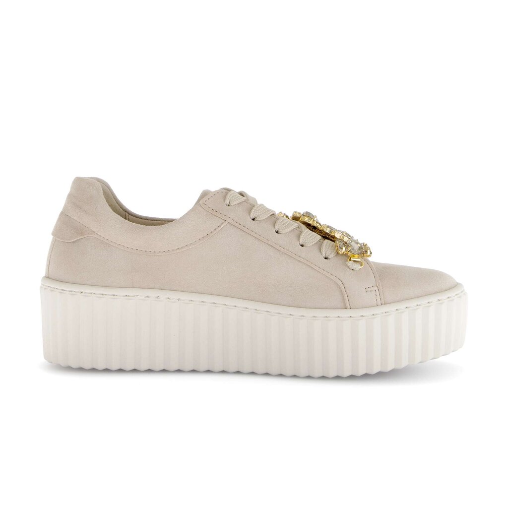 Lage sneaker beige
