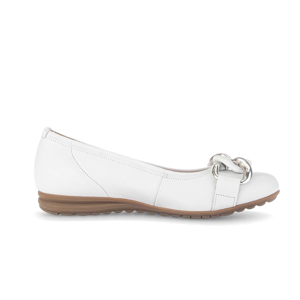 Sportieve ballerina wit