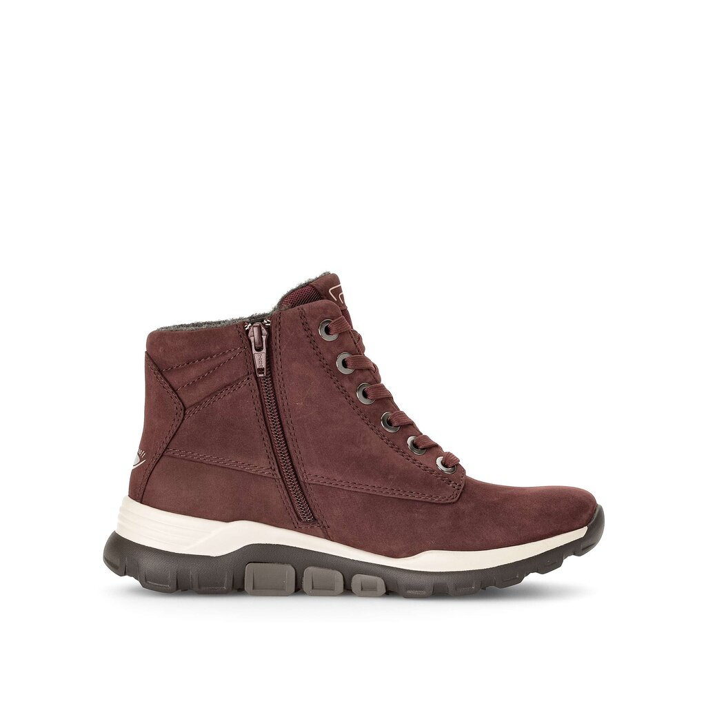 Sportief enkellaarsje rood