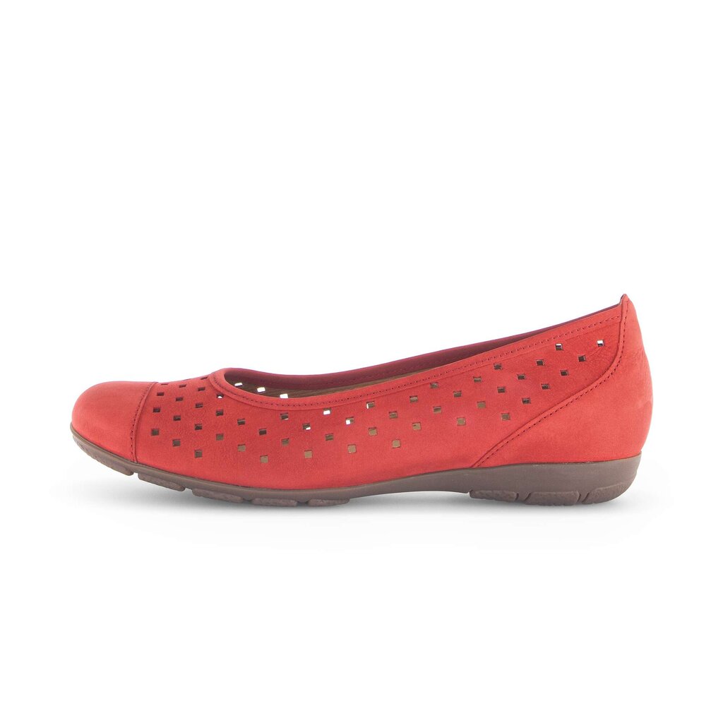 Sportieve ballerina rood