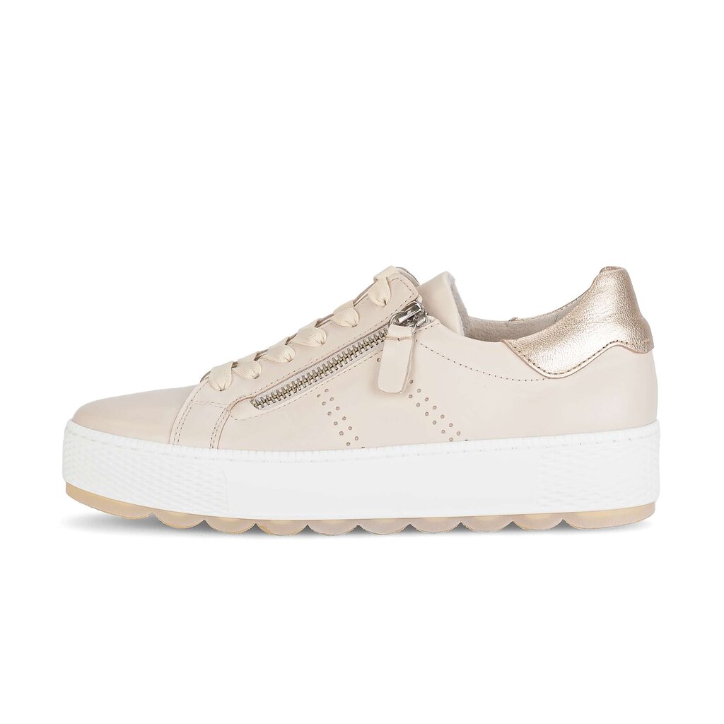 Lage sneaker beige