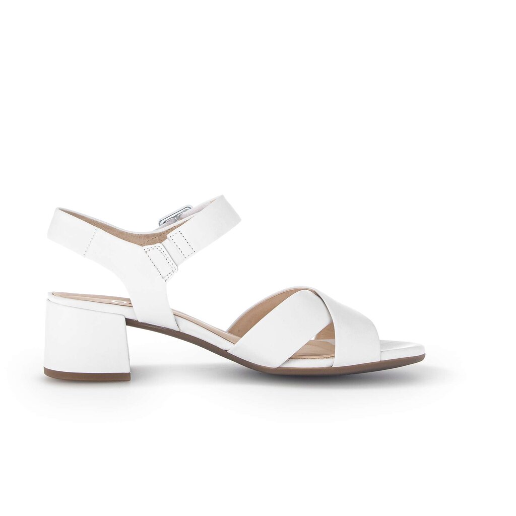 Sandal met riempjes wit