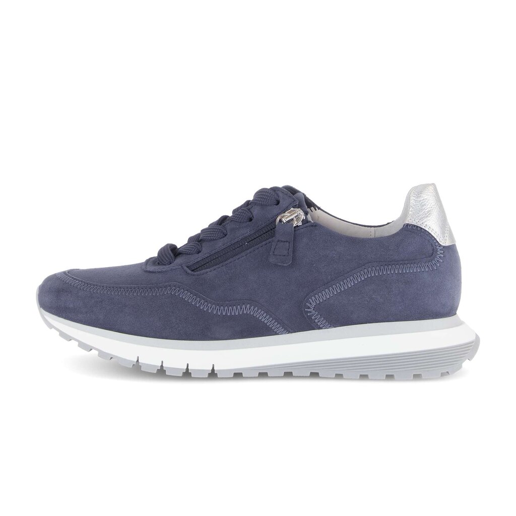 Lage sneaker blauw