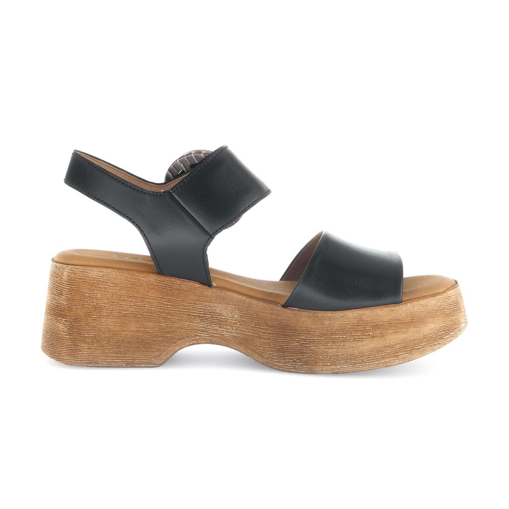 Sandal met riempjes zwart