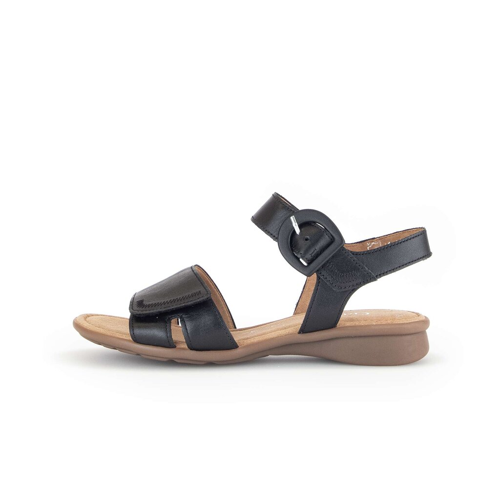 Sandal met riempjes zwart