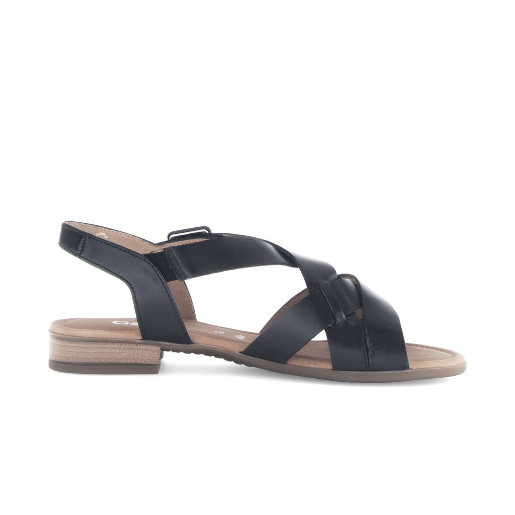 Sandal met riempjes zwart