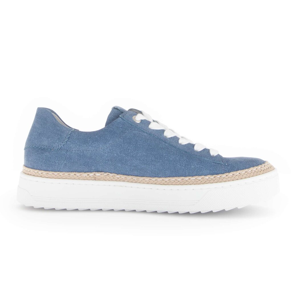 Lage sneaker blauw