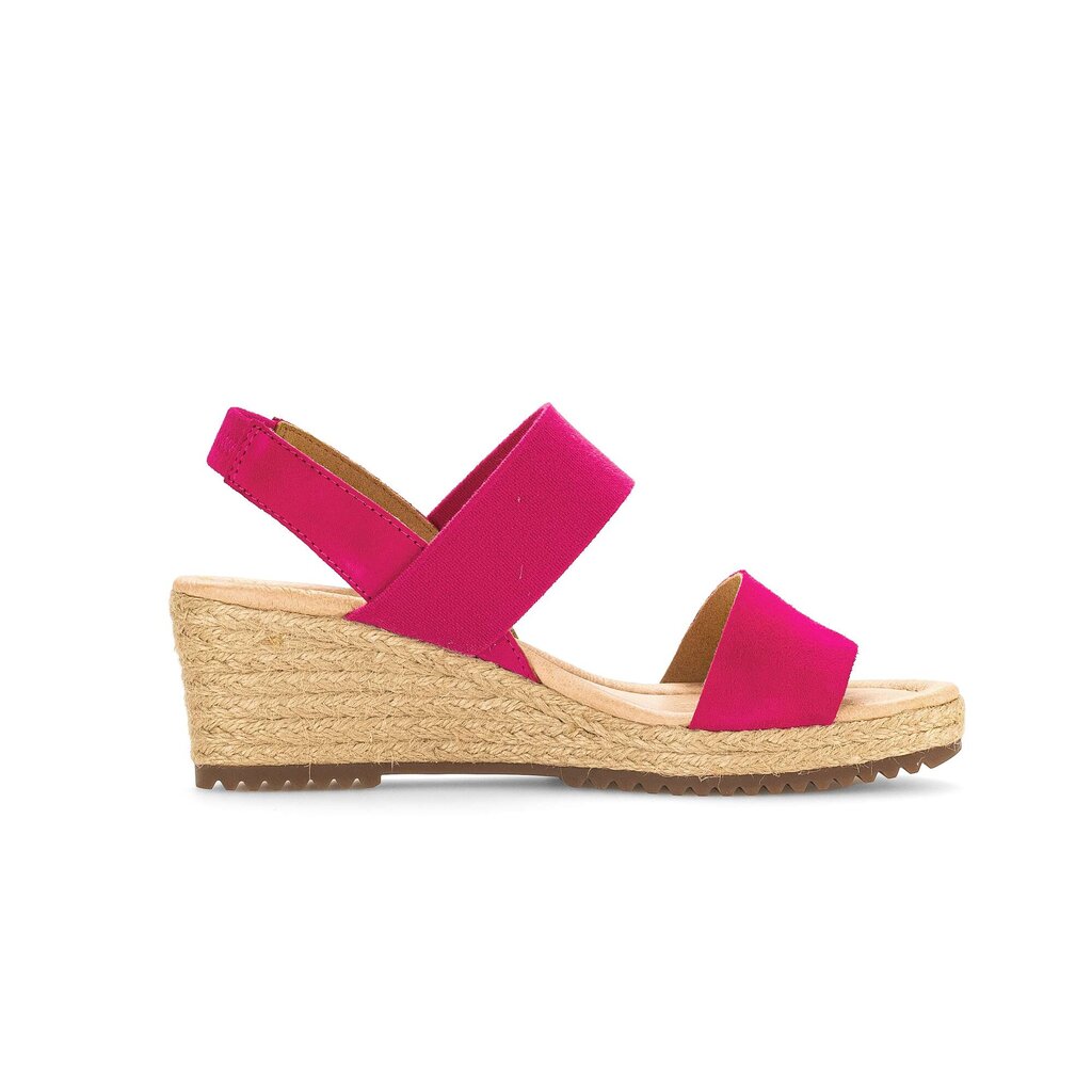 Sandaleno met sleehak roze