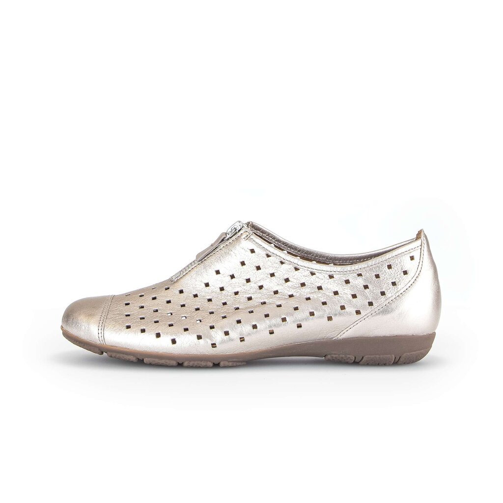 Sportieve ballerina goud