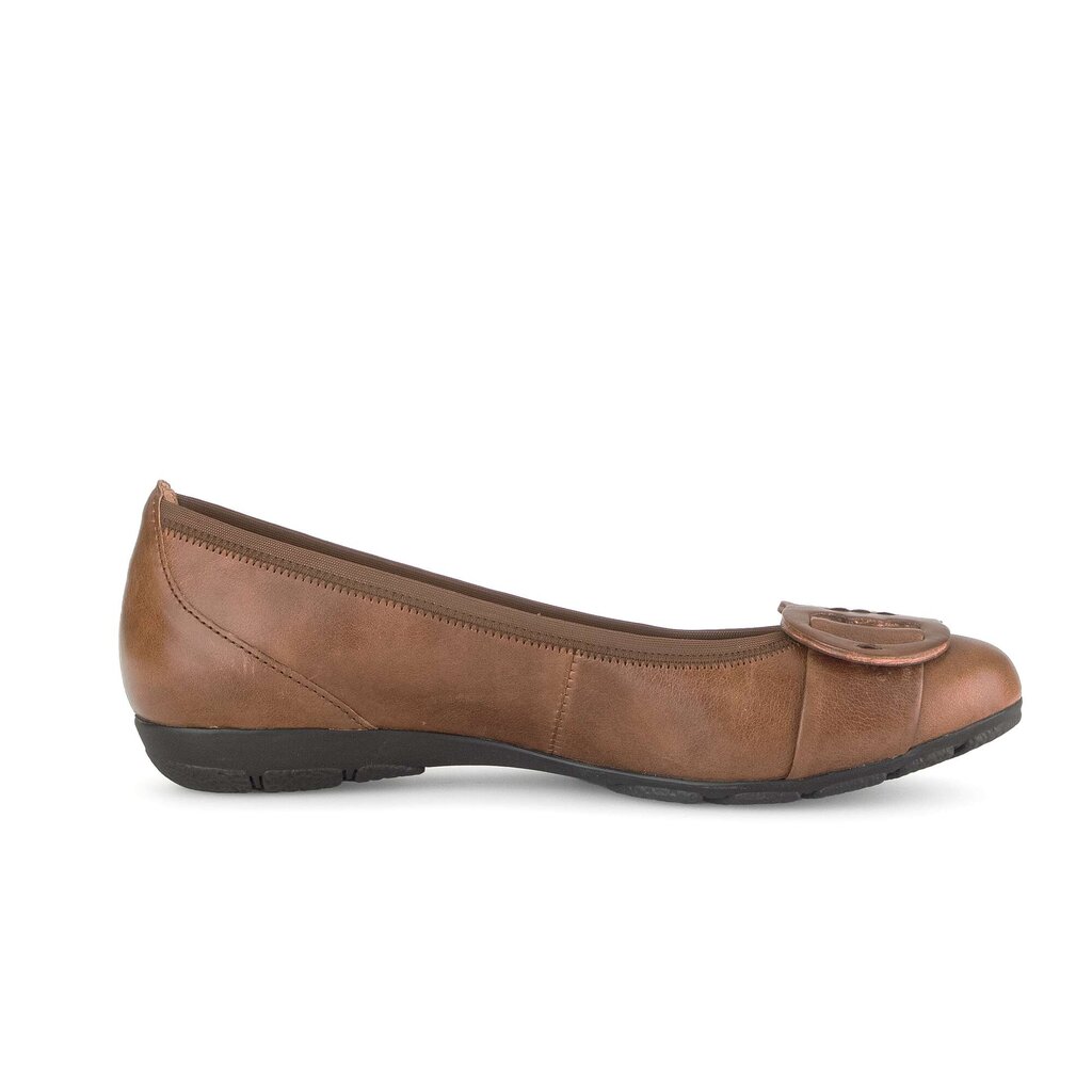 Sportieve ballerina bruin