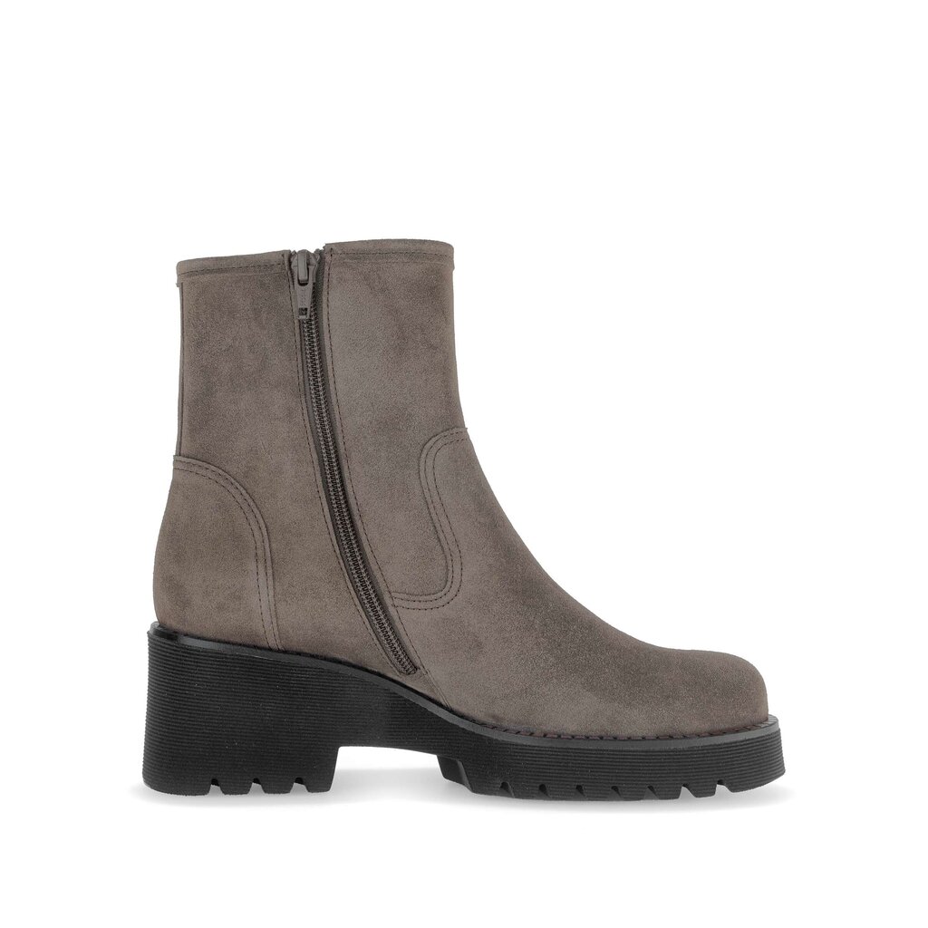 Enkellaarsjes op plateau bruin