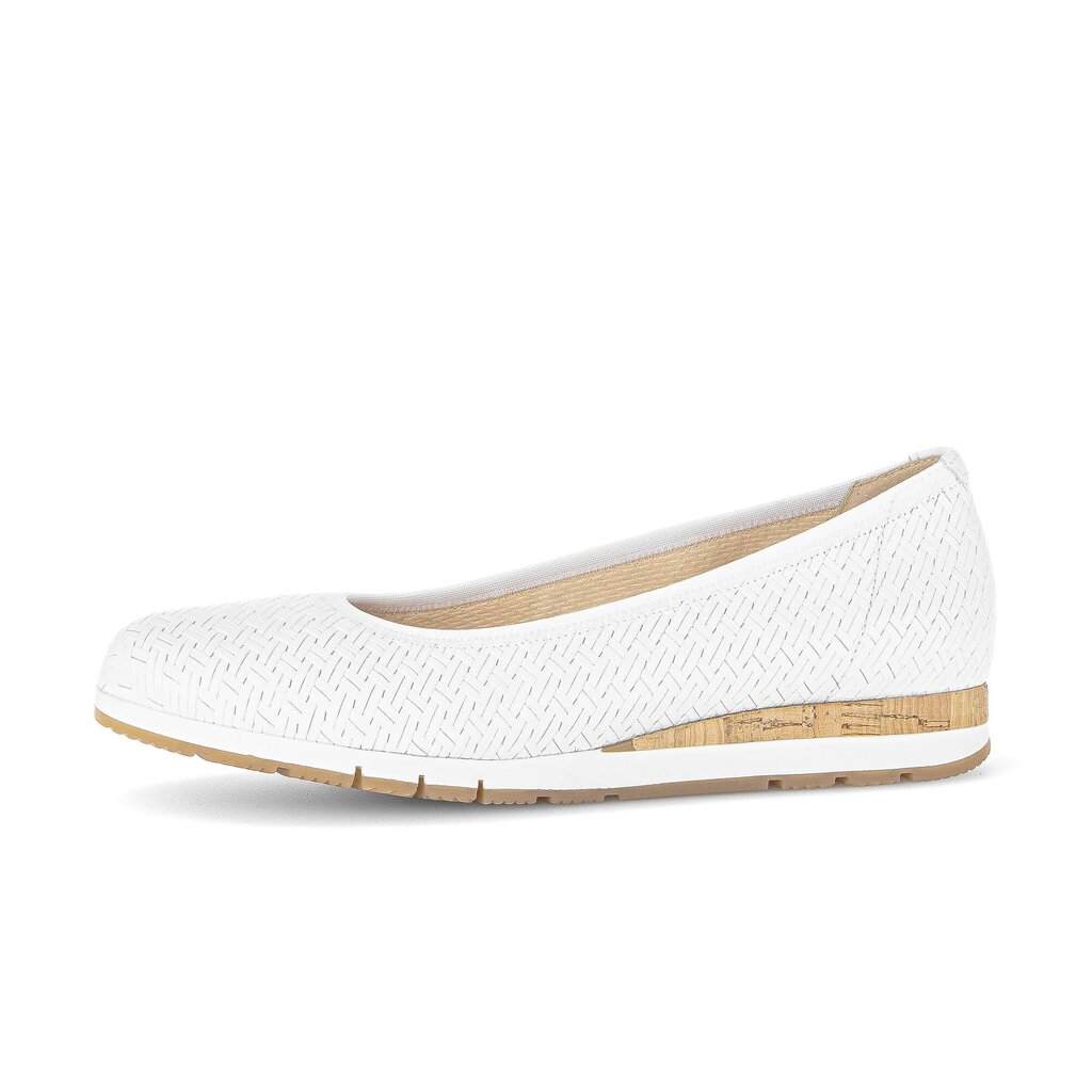 Sportieve ballerina wit