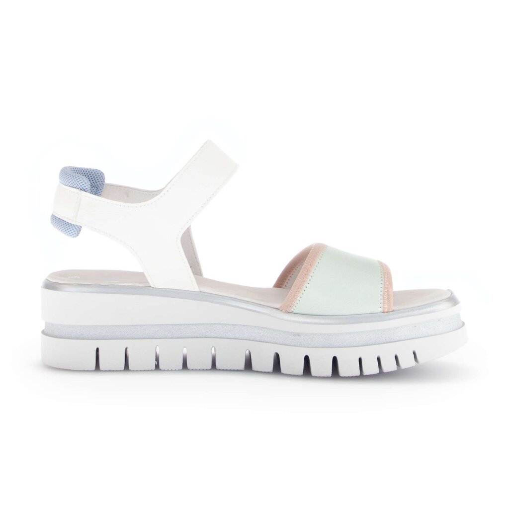 Sandale met plateauzool multicolour