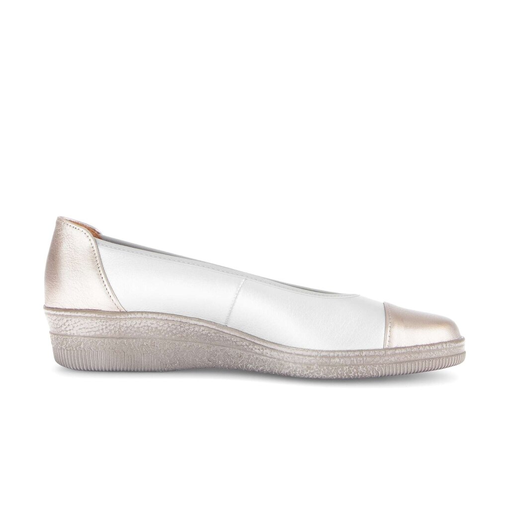 Sportieve ballerina zilver