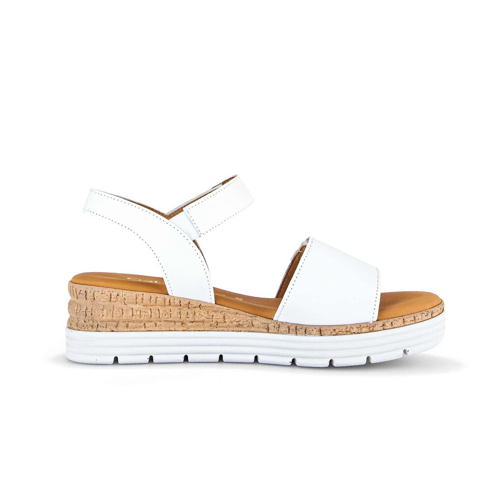 Sandal met riempjes wit