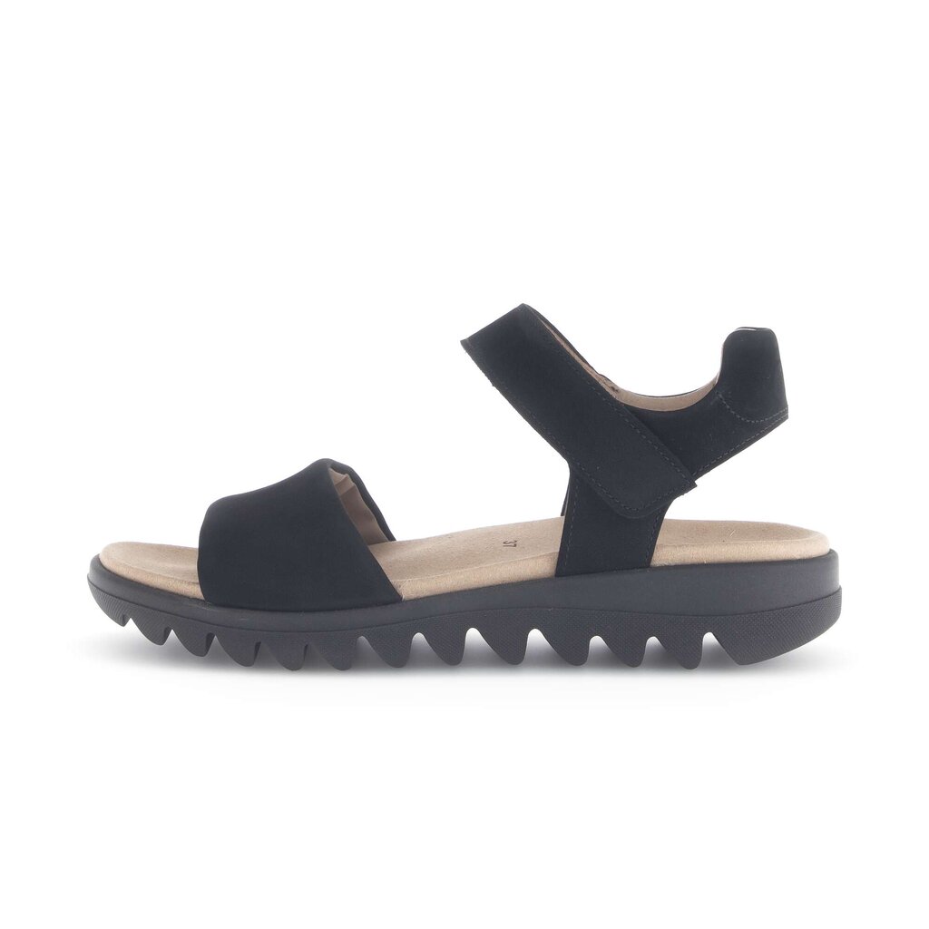 Sandal met riempjes zwart