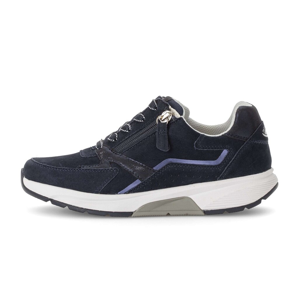 Lage sneaker blauw