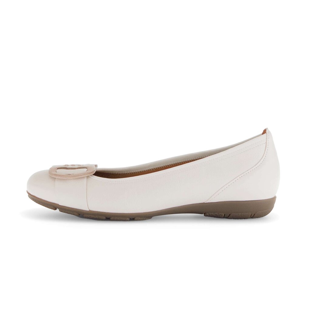 Sportieve ballerina beige