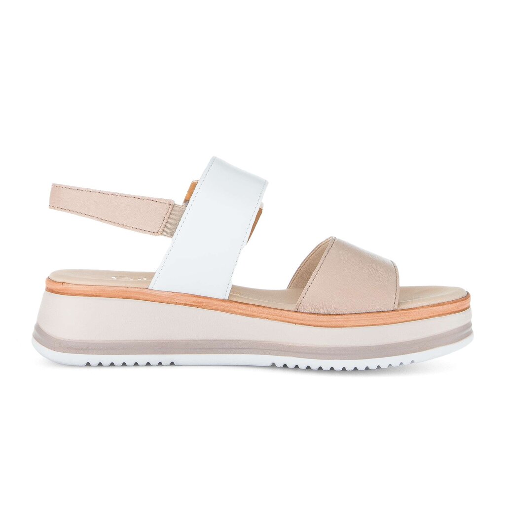 Sandale met plateauzool rose