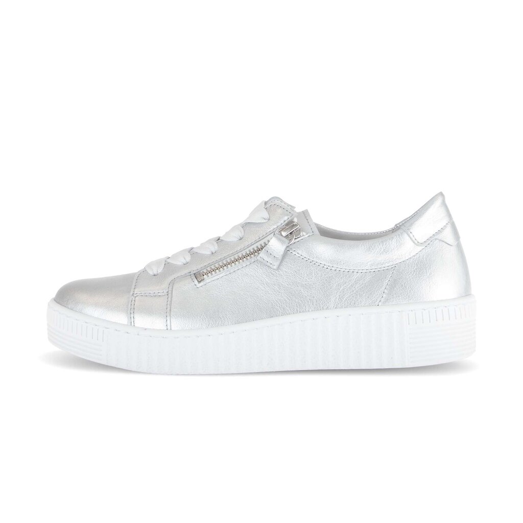 Lage sneaker zilver