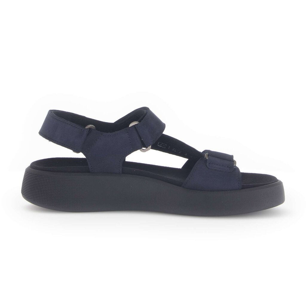 Sandal met riempjes blauw