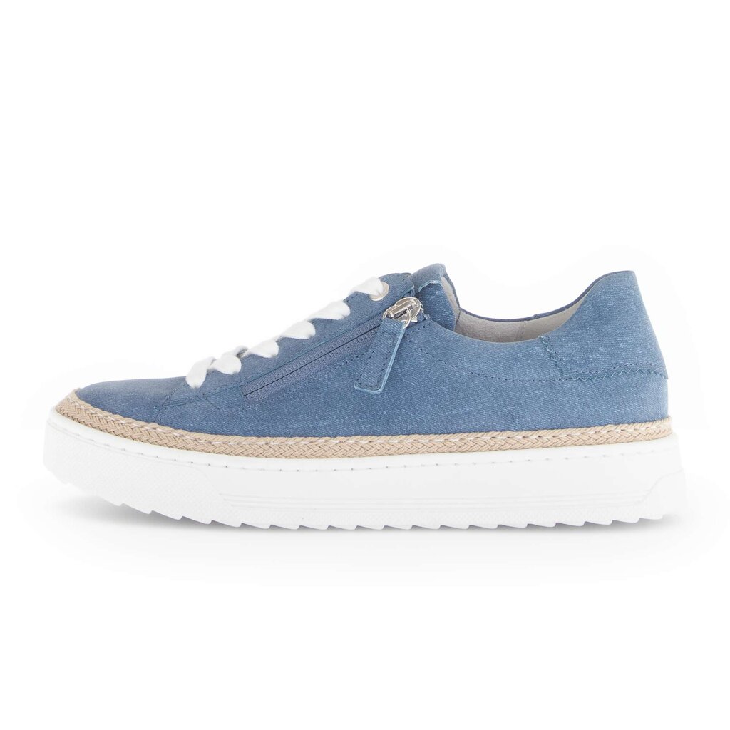 Lage sneaker blauw