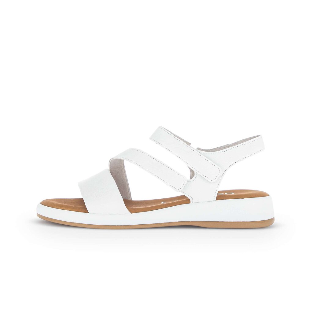 Sandal met riempjes wit