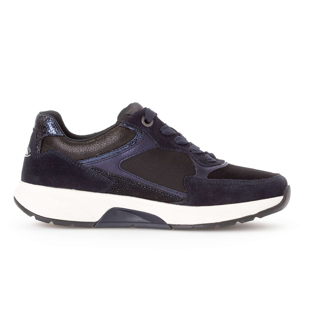 Lage sneaker blauw