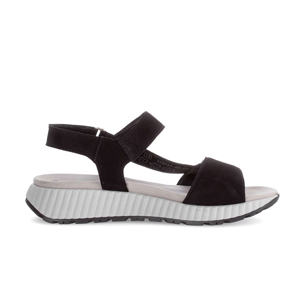 Sandal met riempjes zwart