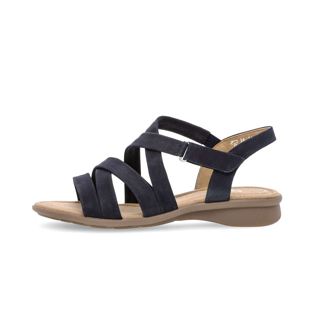Sandal met riempjes blauw