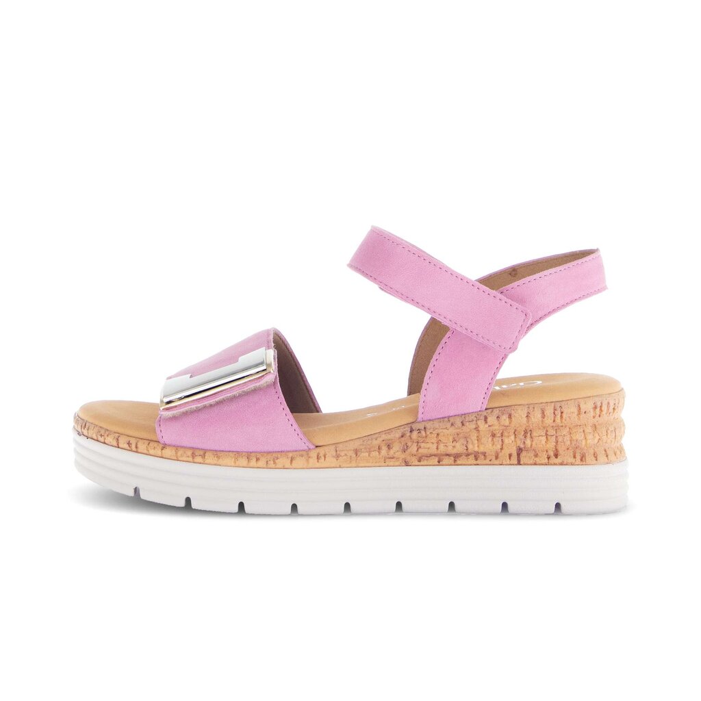 Sandal met riempjes roze