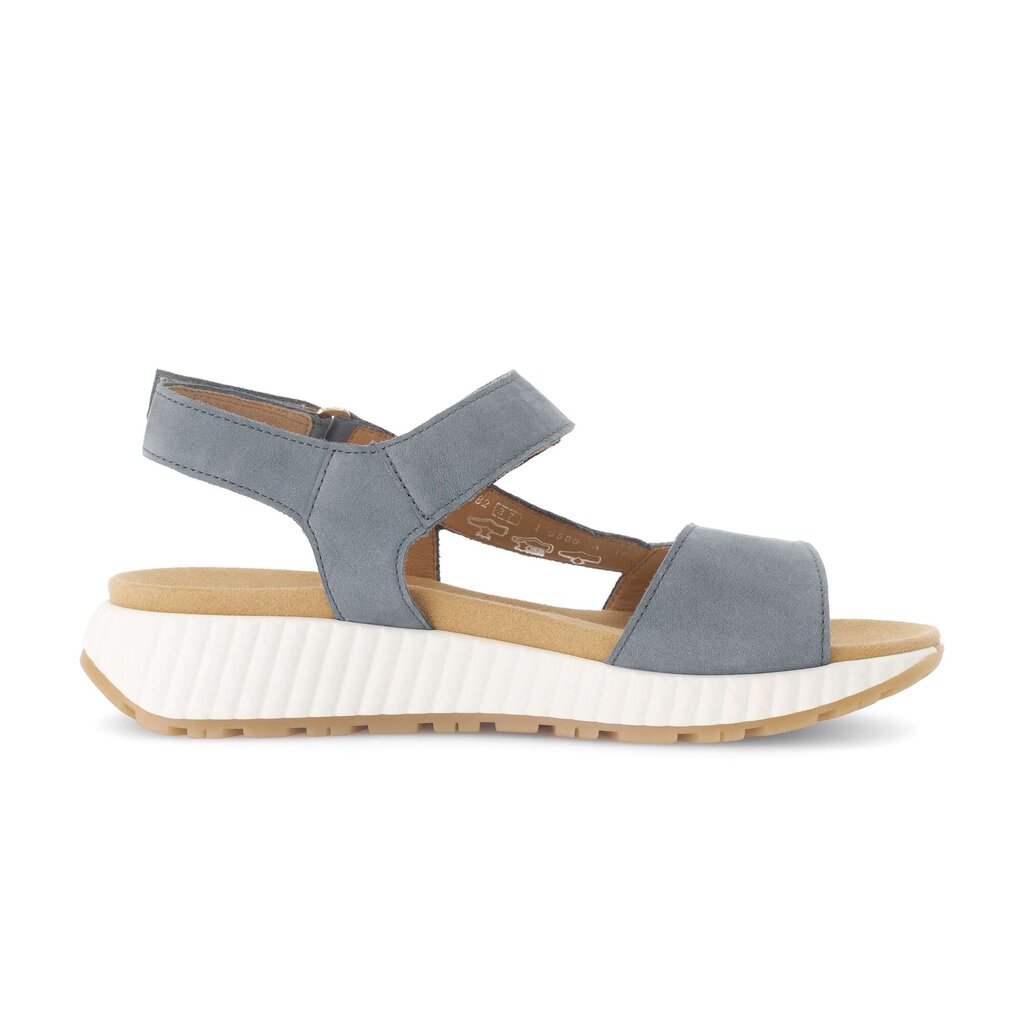 Sandal met riempjes blauw