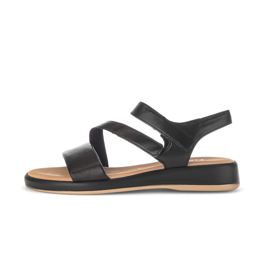 Sandal met riempjes zwart