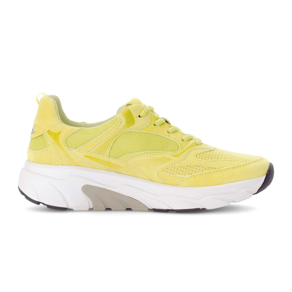 Lage sneaker geel