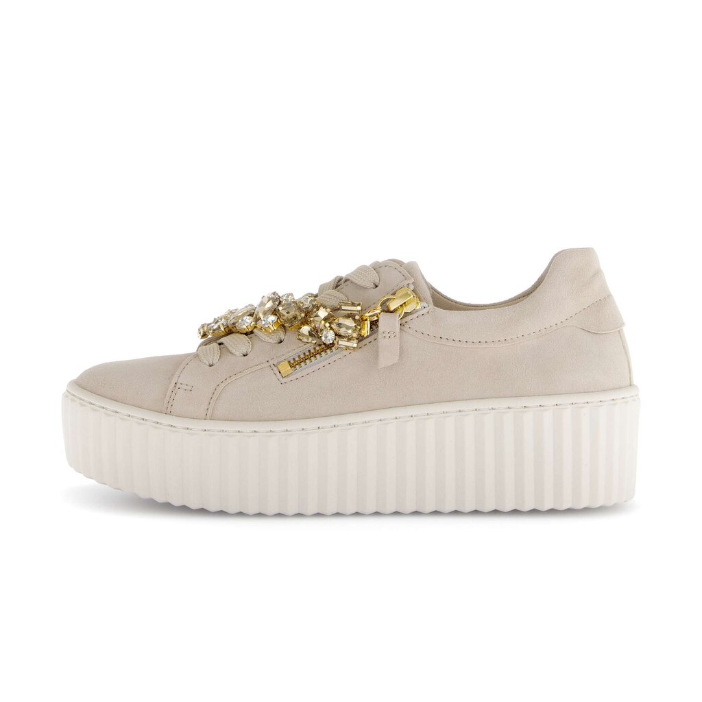 Lage sneaker beige