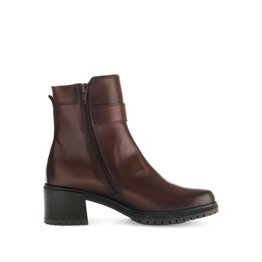 Enkellaarsjes op plateau bruin