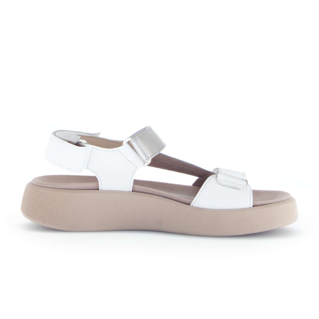 Sandal met riempjes goud