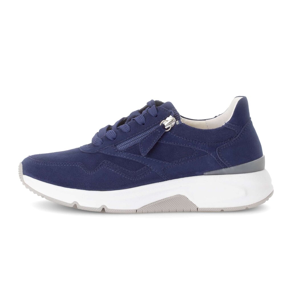 Lage sneaker blauw