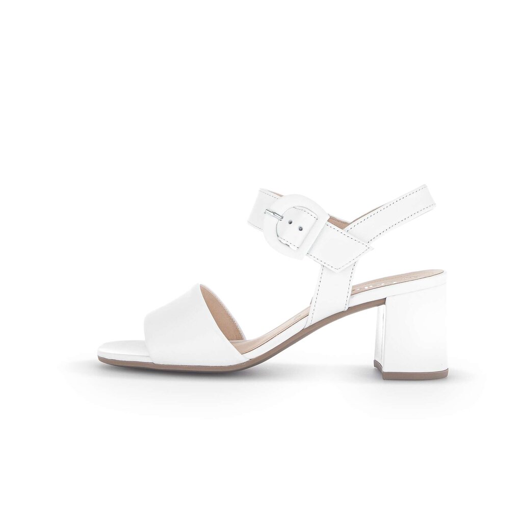 Sandal met riempjes wit