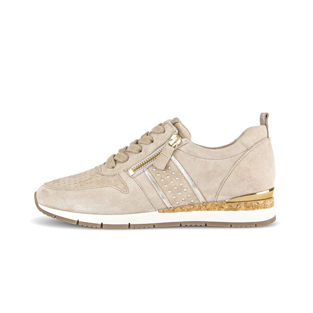 Lage sneaker beige