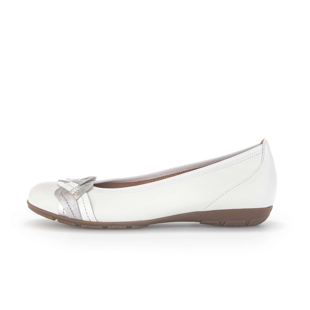 Sportieve ballerina wit