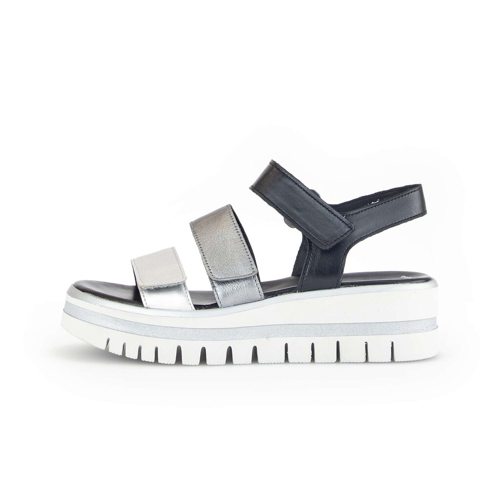 Sandale met plateauzool multicolour