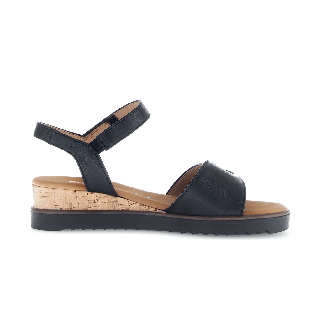 Sandal met riempjes zwart