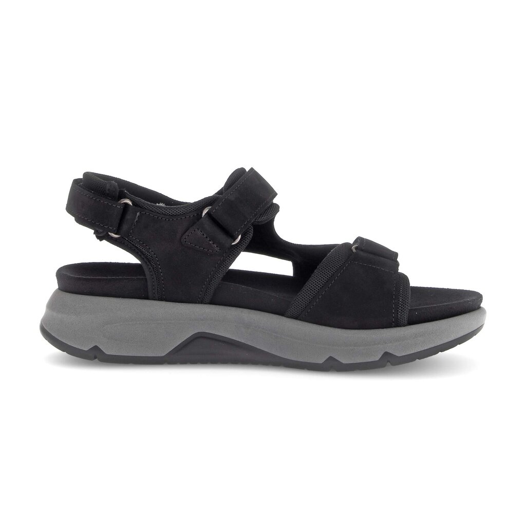 Sandal met riempjes zwart