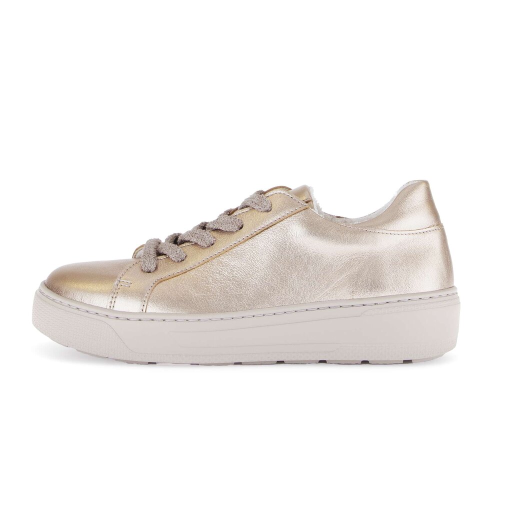 Lage sneaker goud