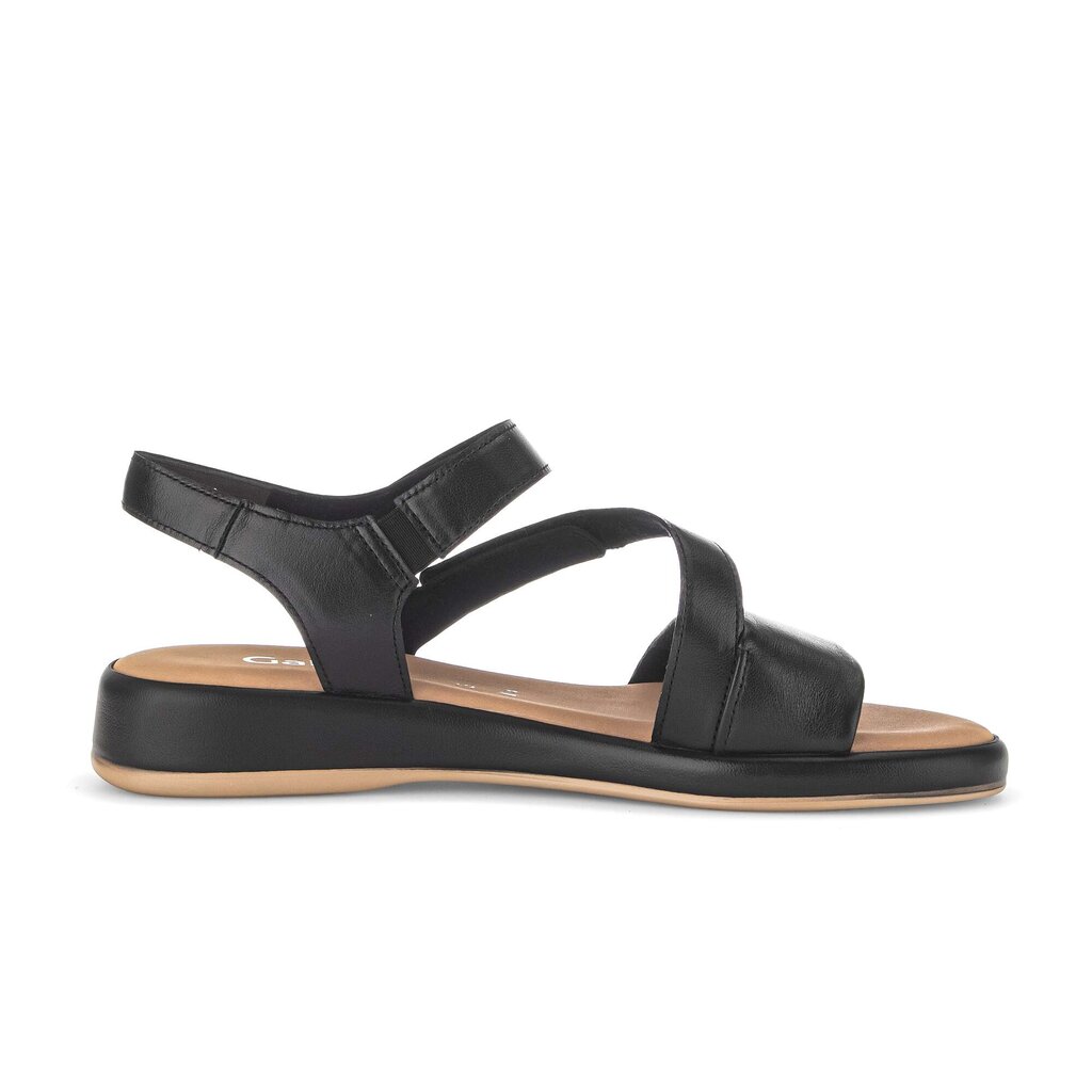 Sandal met riempjes zwart