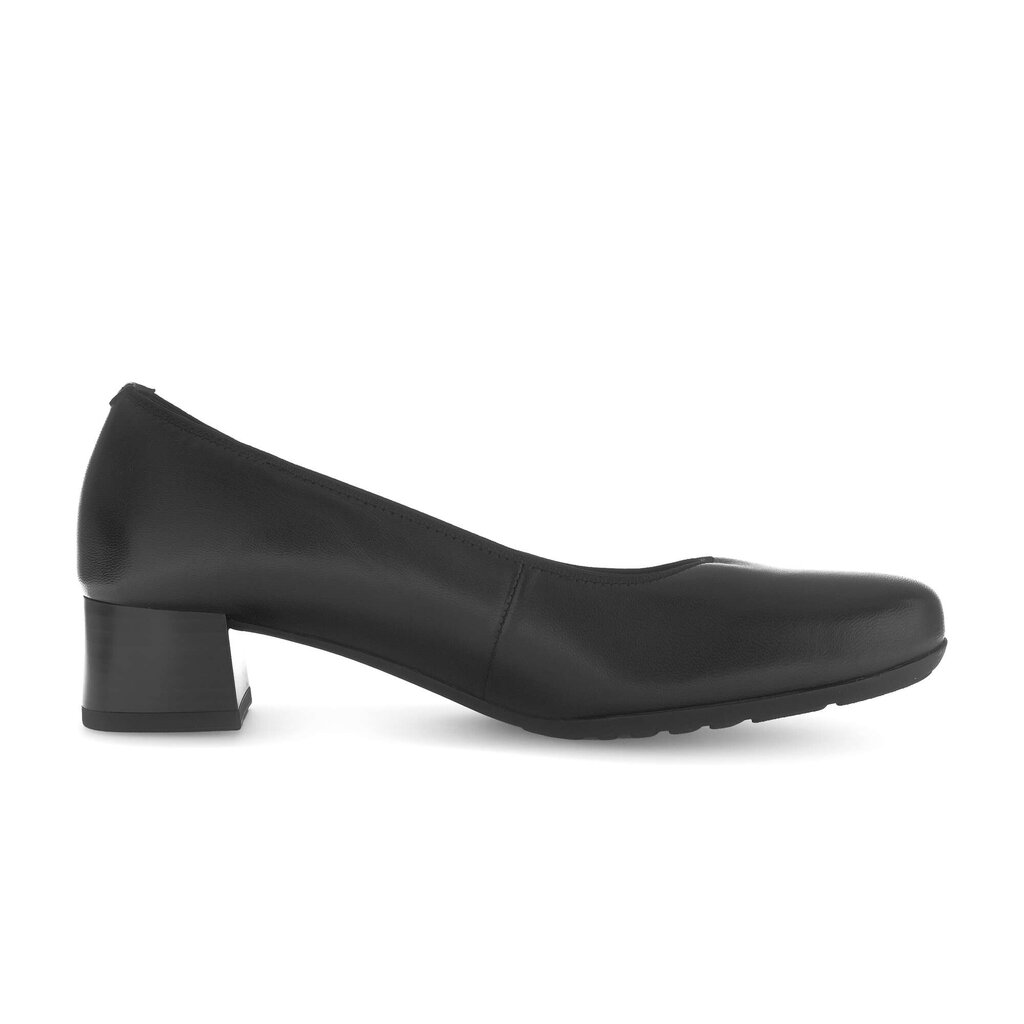 Pump op plateauzool zwart