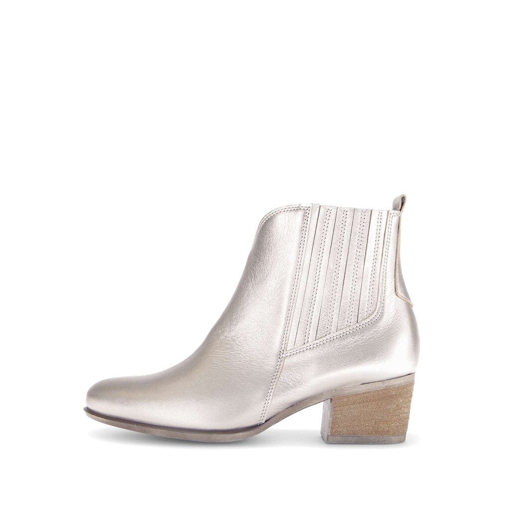 Elegante enkellaarsjes goud